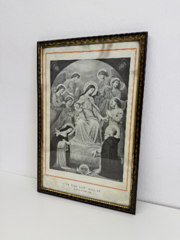 Obraz – LE TRÈS SAINT ROSAIRE / Nejsvětější růženec (rytina)